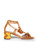 Aquazzura Brown Suede Samba Raffia Embellished Sandals