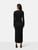 Dondup Black Cut Out Detail Long Dress