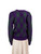Burberry Purple Argyle-Intarsia Wool Cardigan