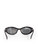 Prada Black Tinted Oval Sunglasses Prada Black Tinted Oval Sunglasses