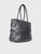Christian Louboutin Black Leather Spike Tote Bag