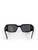 Prada Black Rectangular Tinted Frame Sunglasses