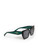 Prada Black Marble Pattern Square Sunglasses