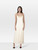 Amanda Wakeley Cream Beaded Detail Gown