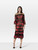 Marchesa Notte Embroidered Floral Mesh Dress