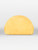 Mansur Gavriel Yellow Suede Half Moon Clutch Bag