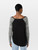 Helmut Lang Black & White Asymmetric Hem Sweater