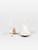 Bottega Veneta White Leather Dot Lace Up Sandals