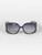 Dior Black Gradient Embellished Arm Sunglasses