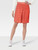 Valentino Garavani Valentino Miss V Red Pleated Knee Length Wrap Skirt