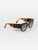 Victoria Beckham Dark Havana Gradient Square Sunglasses