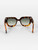 Victoria Beckham Dark Havana Gradient Square Sunglasses