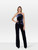 Roland Mouret Navy Velvet Strapless Jumpsuit
