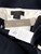 J.Crew Navy Embroidered Panel Straight Trousers