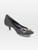 Gucci Black Horsebit Monogram Kitten Pumps