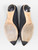 Gucci Black Horsebit Monogram Kitten Pumps
