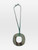 Hermès Green Lacquered Horn Pendant Necklace