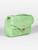 Sandro Green Raffia YZA Shoulder Bag
