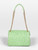 Sandro Green Raffia YZA Shoulder Bag