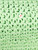 Sandro Green Raffia YZA Shoulder Bag