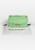Sandro Green Raffia YZA Shoulder Bag
