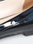 Prada Black Patent Leather Point Toe Flats
