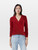 Wolford Wolford x Zac Posen Red Wool Wrap Knit Top