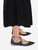 Aquazzura Navy Suede Christy Flats
