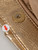 Miu Miu Gold Leather Clutch