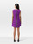 Victoria Beckham Purple Silk Skater Dress