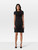 Valentino Garavani Black Bow Hem Midi Dress