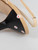 Chanel Black & Beige Leather Slingback Heels