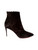 Christian Louboutin, Black Suede Pointed Ankle Heel Boots