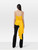 Dior Yellow Asymmetric Hem Strapless Top