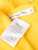 Dior Yellow Asymmetric Hem Strapless Top
