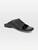 Bottega Veneta Black Leather Flat Thong Sandals