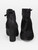 Chanel Black Suede CC Heeled Ankle Boots
