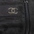 Chanel Black Suede CC Heeled Ankle Boots
