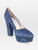 Prada Navy Point Toe Suede Pumps