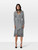 Maje Black & White Gingham Midi Dress