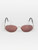 Fendi Purple Tinted Oval Sunglasses