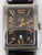 Gevril Black Leather Embossed Avenue of Americas Watch
