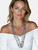 Lanvin Gun Metal Long Chain Link Necklace