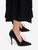 Roger Vivier Black Suede Sin Rose 'N Roll Heels