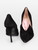 Roger Vivier Black Suede Sin Rose 'N Roll Heels
