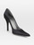Stuart Weitzman Black Rhinestone Embellished Heels
