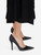 Stuart Weitzman Black Rhinestone Embellished Heels