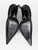Stuart Weitzman Black Rhinestone Embellished Heels