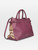 Burberry Burgundy Leather Banner Handbag