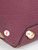 Burberry Burgundy Leather Banner Handbag